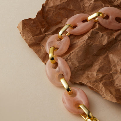 Acrylic Pig-Nose Bracelet