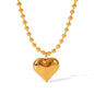 Big Heart Pendant Necklace