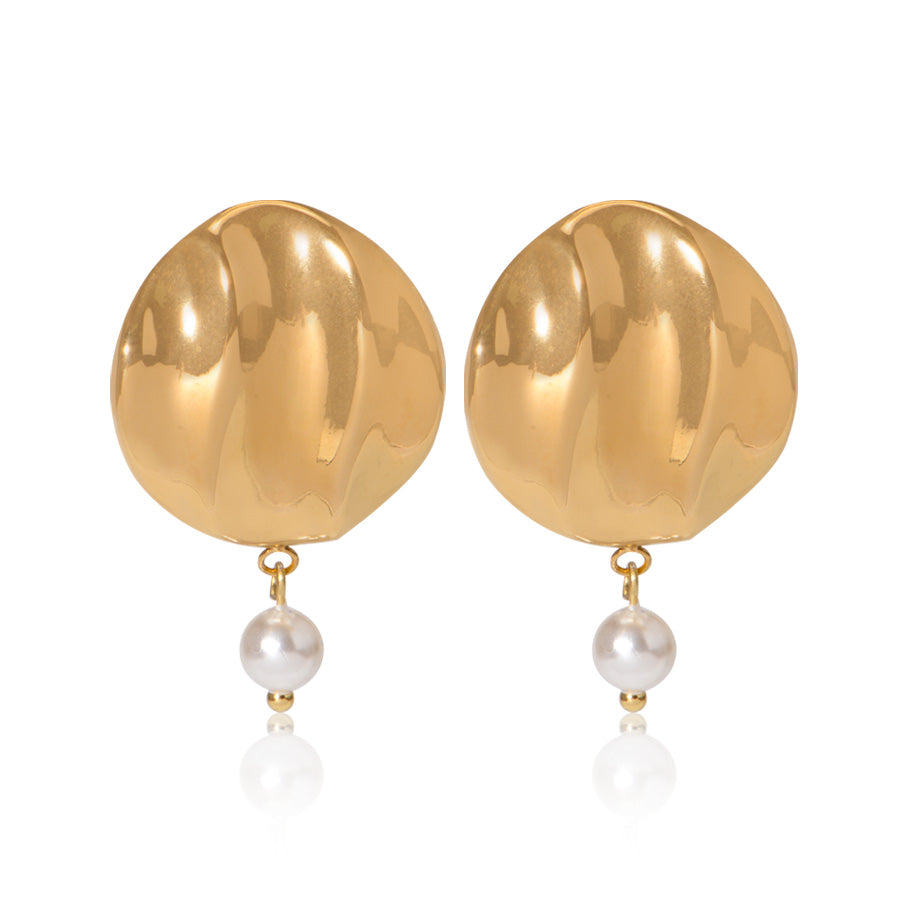 Textured Drop Earring