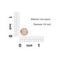 Natural Stone Earrings Ear Stud Stainless Steel Chain Jewelry For Women