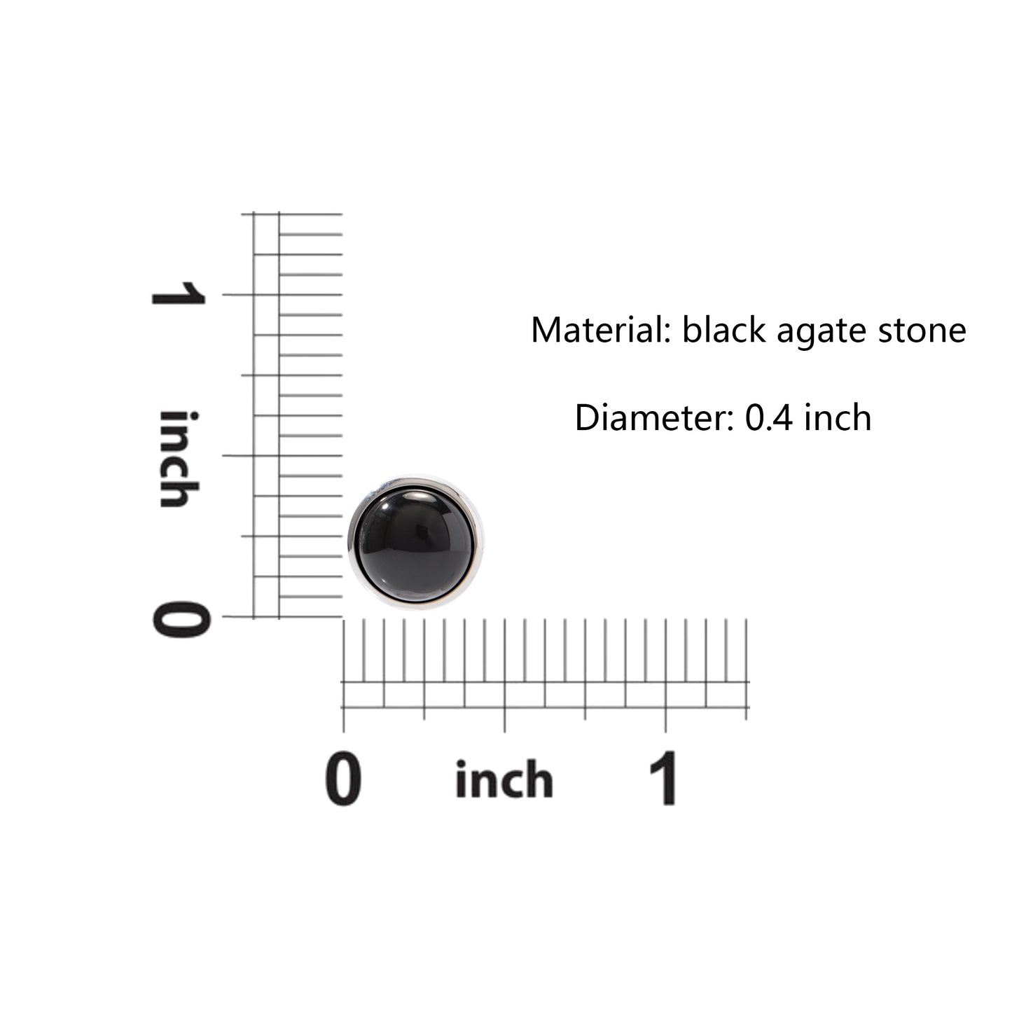 Natural Stone Earrings Ear Stud Stainless Steel Chain Jewelry For Women