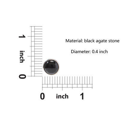 Natural Stone Earrings Ear Stud Stainless Steel Chain Jewelry For Women