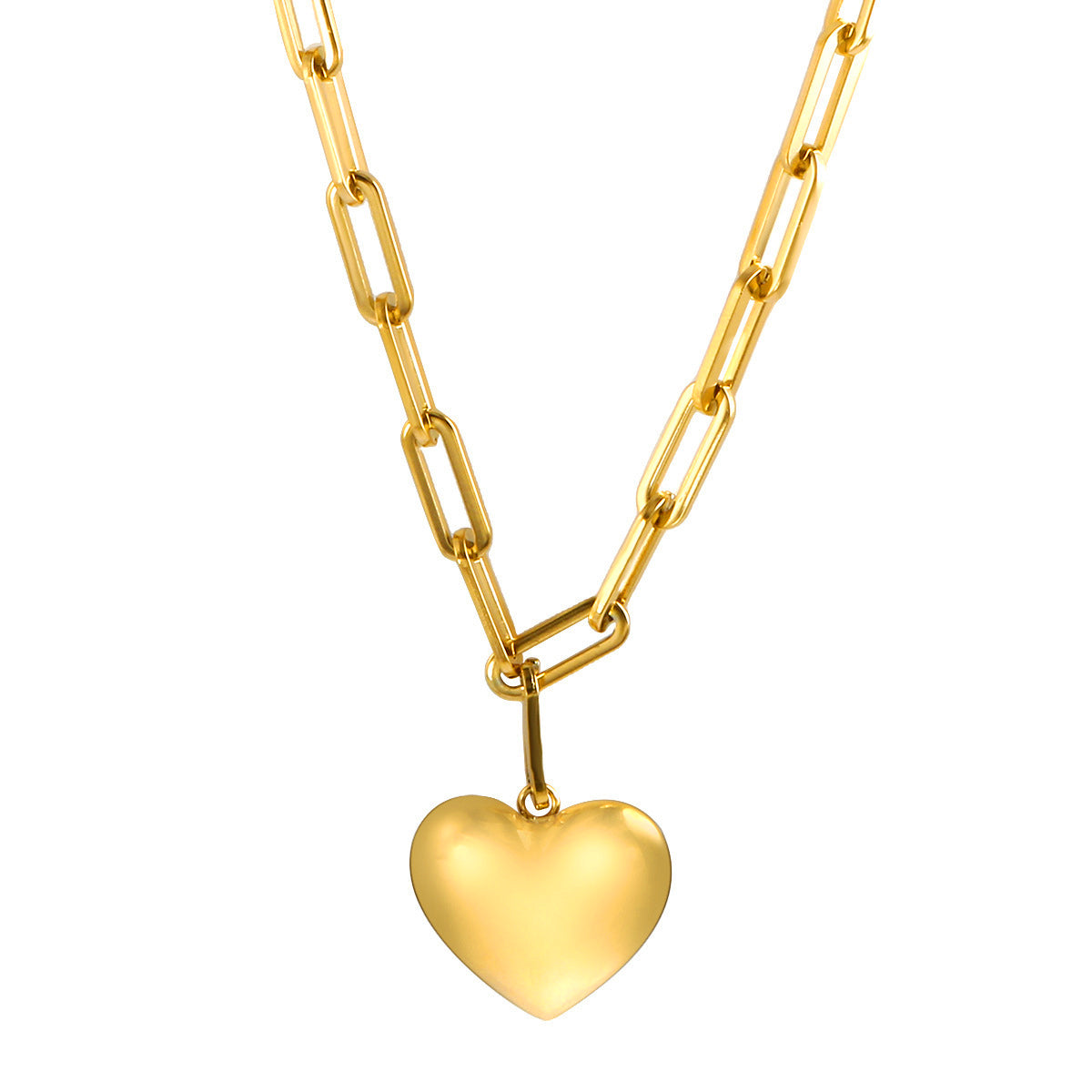 18K Gold Plated Heart Necklace