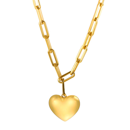 18K Gold Plated Heart Necklace