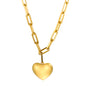 18K Gold Plated Heart Necklace