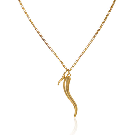Oudisijewelry 316L Stainless steel Chilli Pendant Necklace