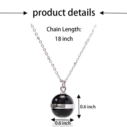 Natural Stone Stainless Steel Chain Necklace