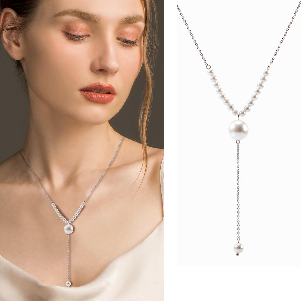 Elegant Shell Pearl Necklace