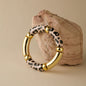 Colorful acrylic stretch bracelet