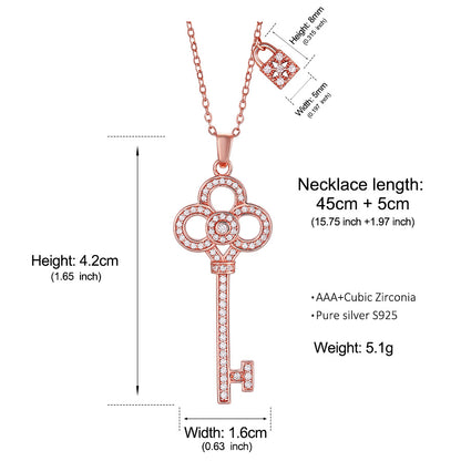 Elegant Necklace For Women 925 Sterling Silver Holiday Gift