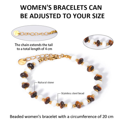 Tiger Eye Beaded Bracelet