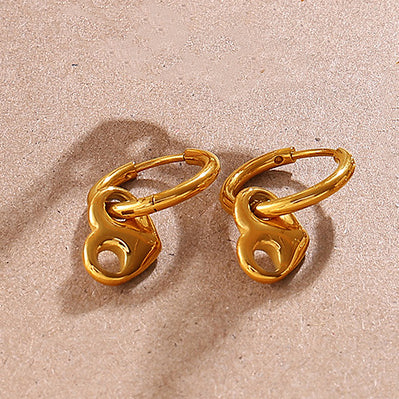 Pig-nose Heart Earrings