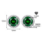 925 Sterling Silver Zircon Earrings (1 Carat – 4 Carat) 925 Sterling Silver & Zircon Earrings (1–4 Carat) – Unisex Style