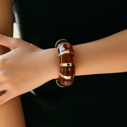 Acrylic Elastic Rope Bangle