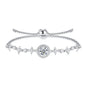 1-Carat Moissanite Bracelet – Premium S925 Sterling Silver – Star & Moon Bezel Setting