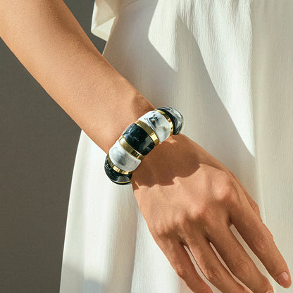 Acrylic Elastic Rope Bangle