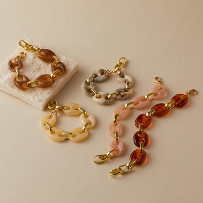 Acrylic Pig-Nose Bracelet