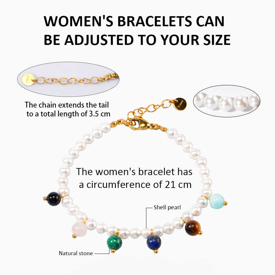 Shell Pearl Natural stone Bracelet