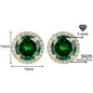 925 Sterling Silver Zircon Earrings (1 Carat – 4 Carat) 925 Sterling Silver & Zircon Earrings (1–4 Carat) – Unisex Style