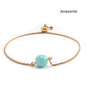 Natural Stone Adjustable Crystal Bracelet for Women