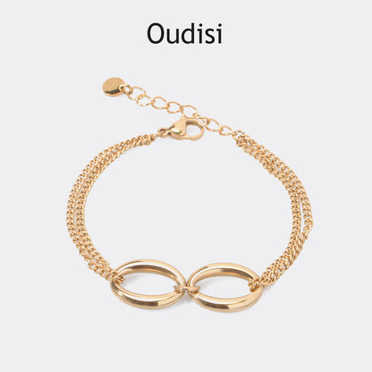 Oval links bracelet