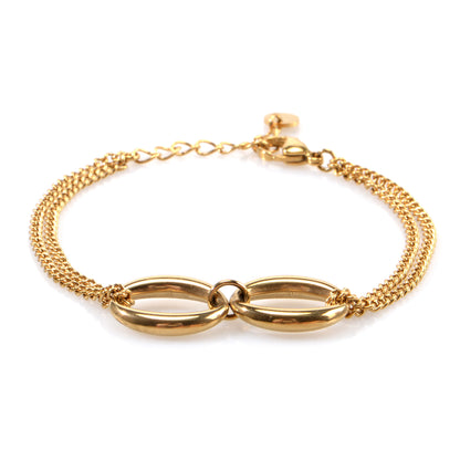 Oval links bracelet