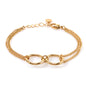 Linked circle bracelet