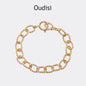 18ct gold plated chain bracelet