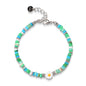 Natural Stone Beaded Bracelet for Women Handmade Beach Flower Bracelet Jewelry