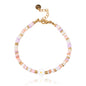 Natural Stone Beaded Bracelet for Women Handmade Beach Flower Bracelet Jewelry