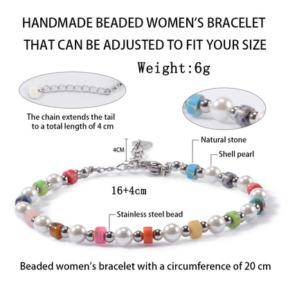Shell Pearl Bracelet