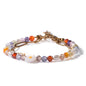Oudisijewelry Women Zircon Adjustable Charm String Braided Boho Seed Beads