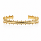 18K Gold Plated Stainless Steel  Cuff Bangles – Waterproof, Hypoallergenic & Tarnish Resistant