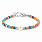 Stainless Steel Shell Beads Handmade Flower  Bracelet