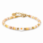 Stainless Steel Shell Beads Handmade Flower  Bracelet
