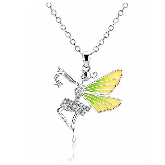 925 Silver Necklace Gifts for Women,Dance Recital Gifts for Her Ballet Pendant Jewelry