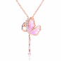 925 Sterling Silver Butterfly Necklace Pendant for Women Valentine's Day, Mother's Day Gifts