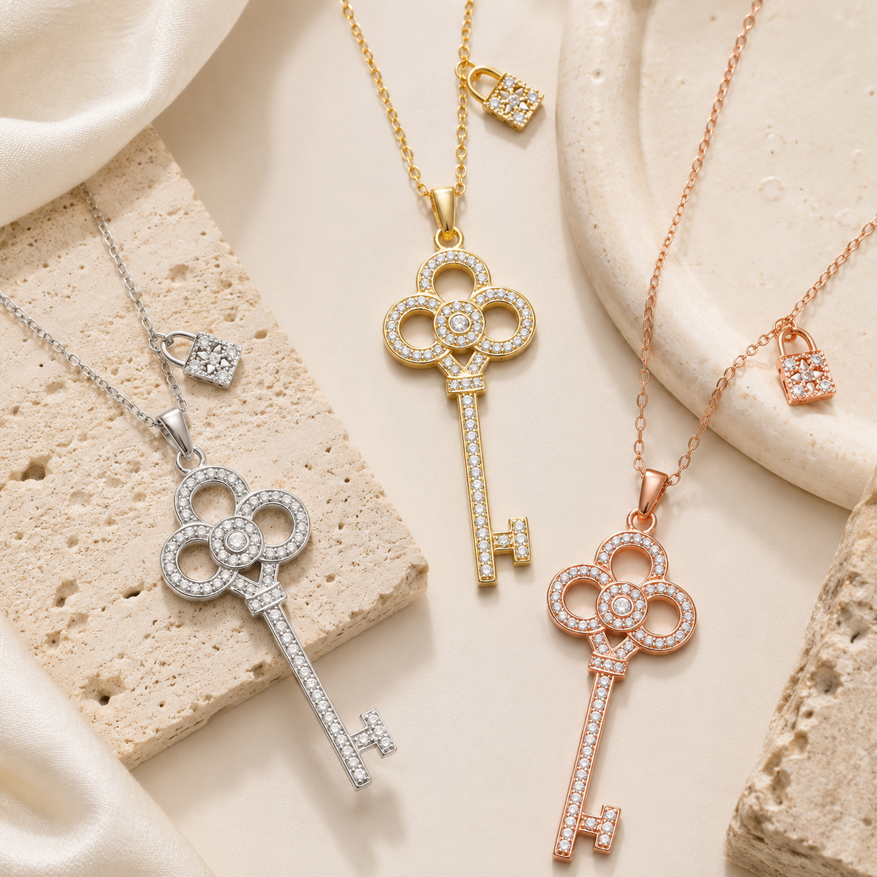 Elegant Necklace For Women 925 Sterling Silver Holiday Gift