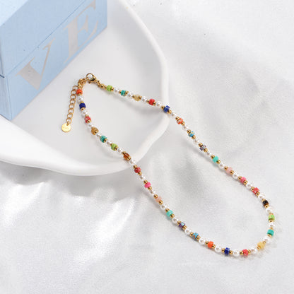 Shell Pearl Necklace