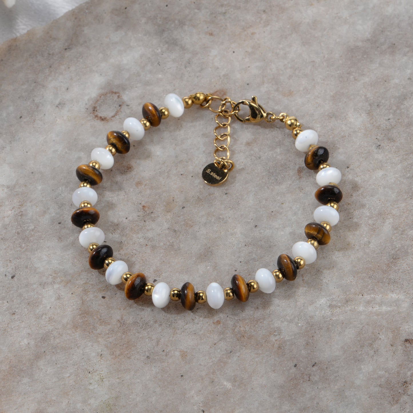 Tiger Eye Beaded Bracelet