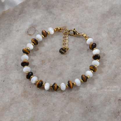 Tiger Eye Beaded Bracelet