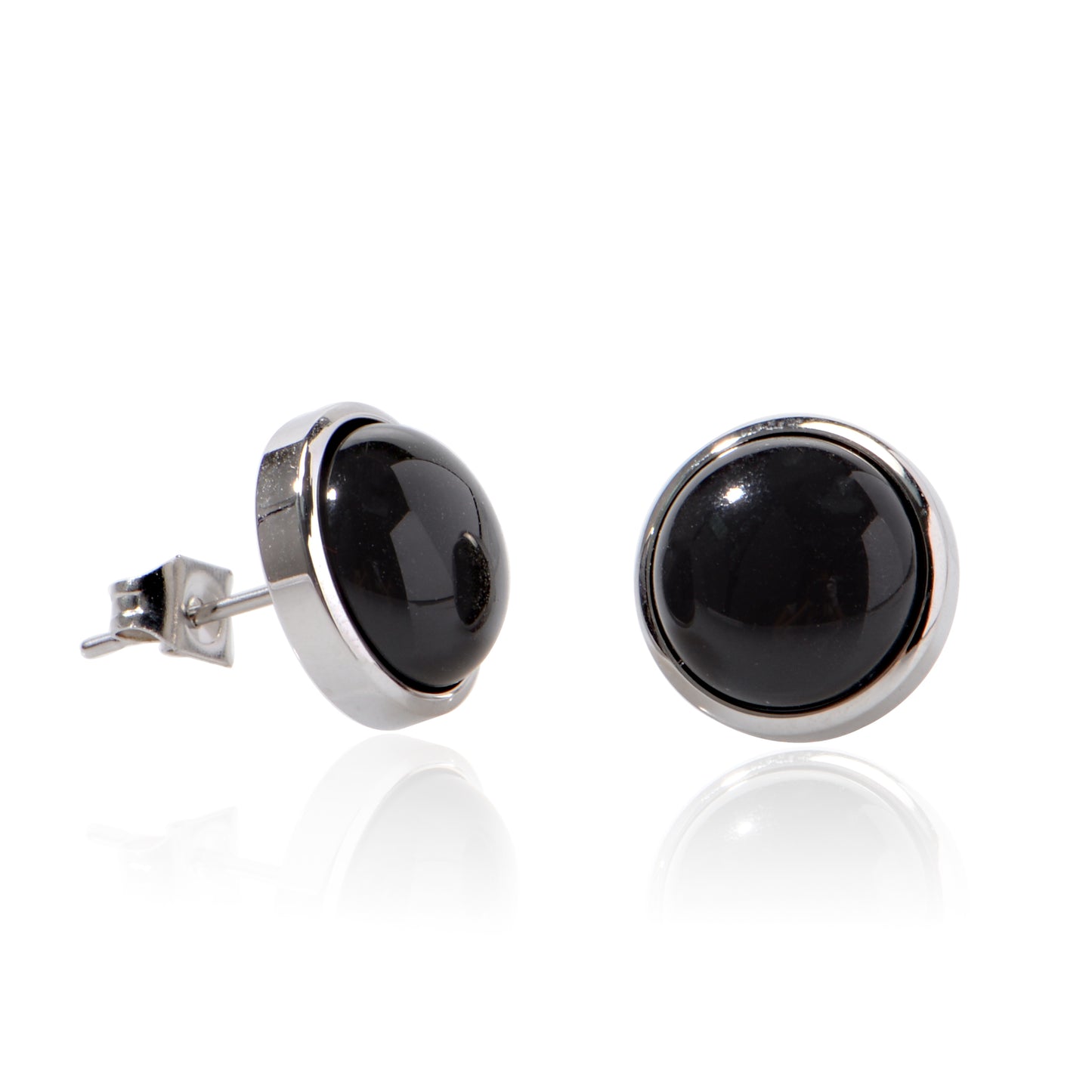 Natural Stone Earrings Ear Stud Stainless Steel Chain Jewelry For Women