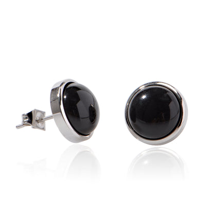 Natural Stone Earrings Ear Stud Stainless Steel Chain Jewelry For Women