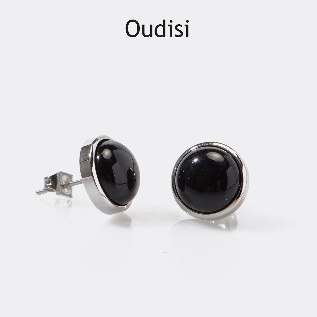 OudisiJewelry Nature stone earring studs