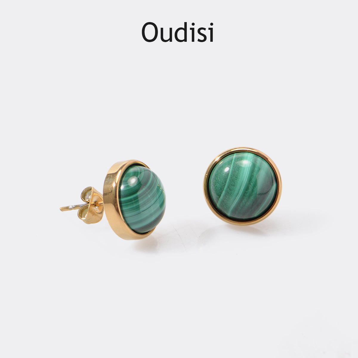 OudisiJewelry Nature stone earring studs