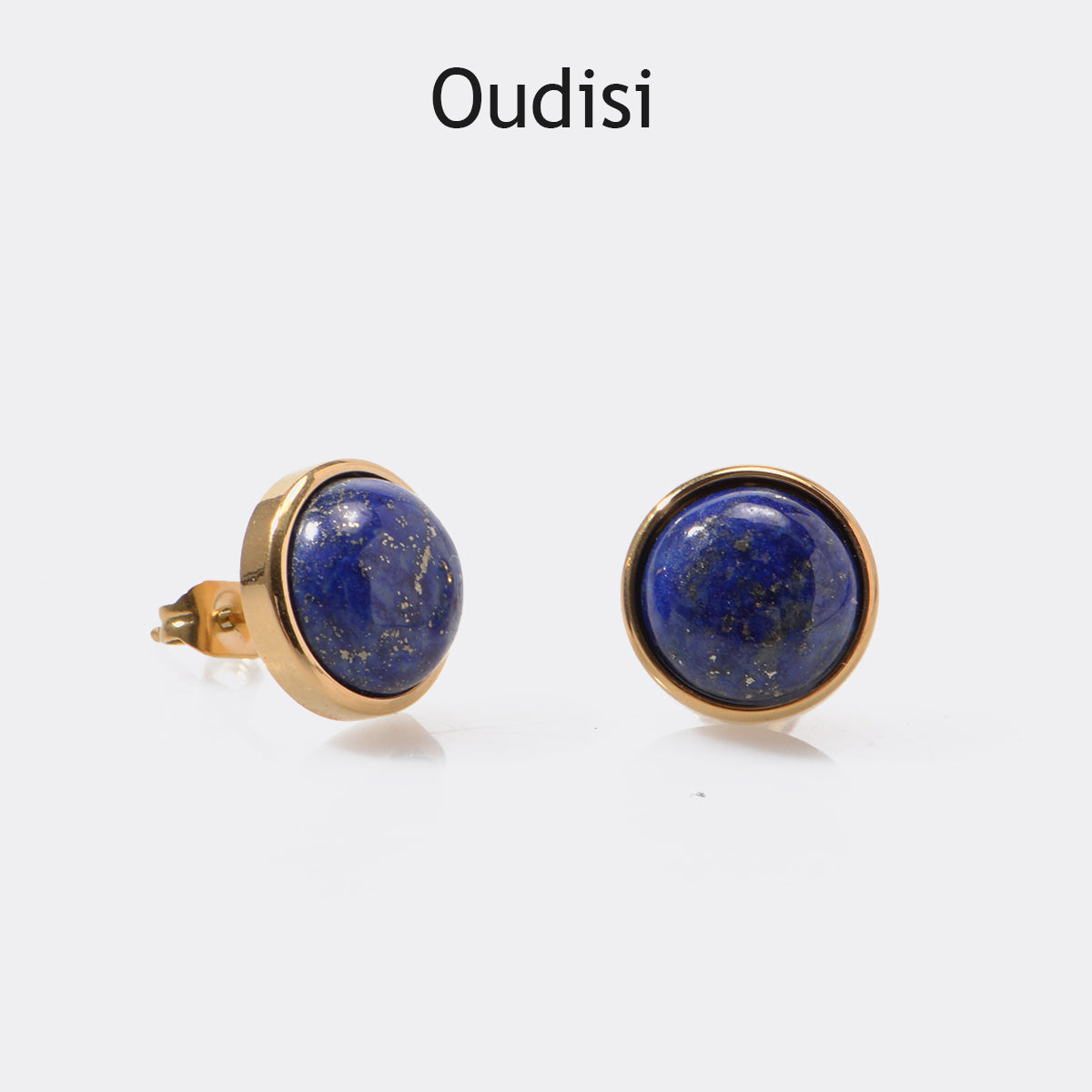 OudisiJewelry Nature stone earring studs