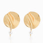 18K Gold-Plated Stainless Steel Lrregular Earrings