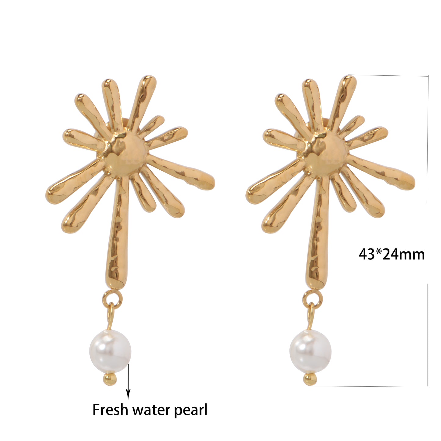 Leaf earrings
