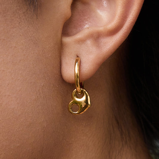 Pig-nose Heart Earrings