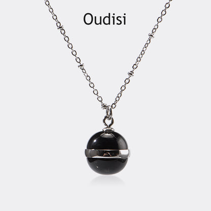 Onyx pendant necklace